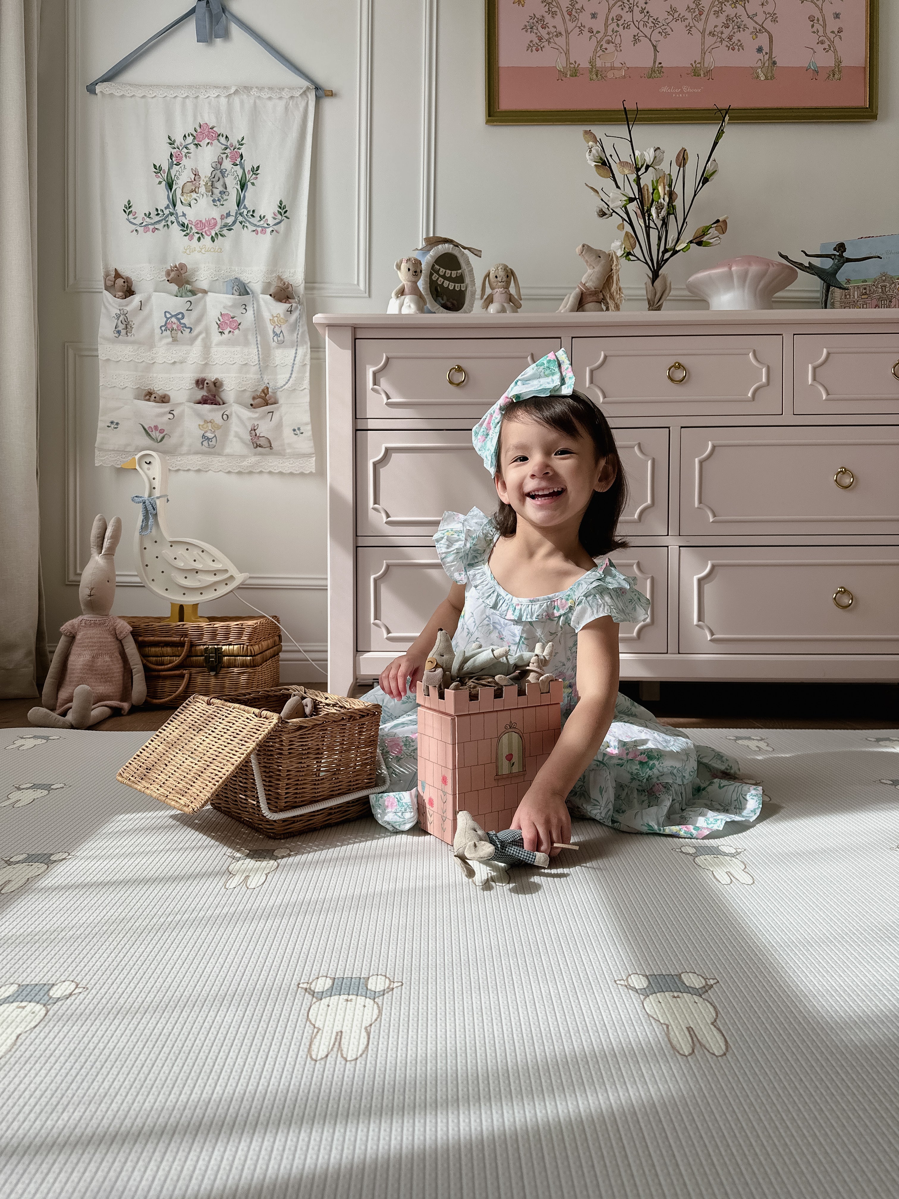 Miffy X Little Bot Baby Play Mat (Ofie mat, Miffy Woodland Tales